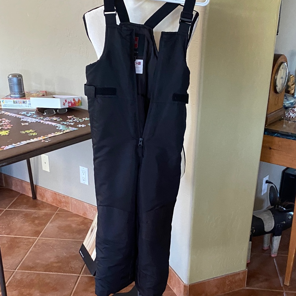 Swiss Tech Black Snow Bibs